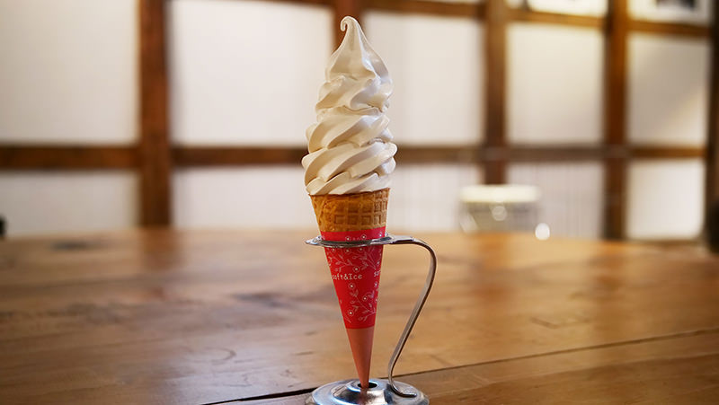 しょうゆソフトクリーム