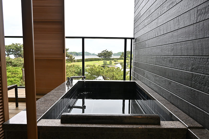 客室の露天風呂