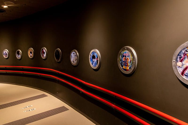 2階へと続くスロープ