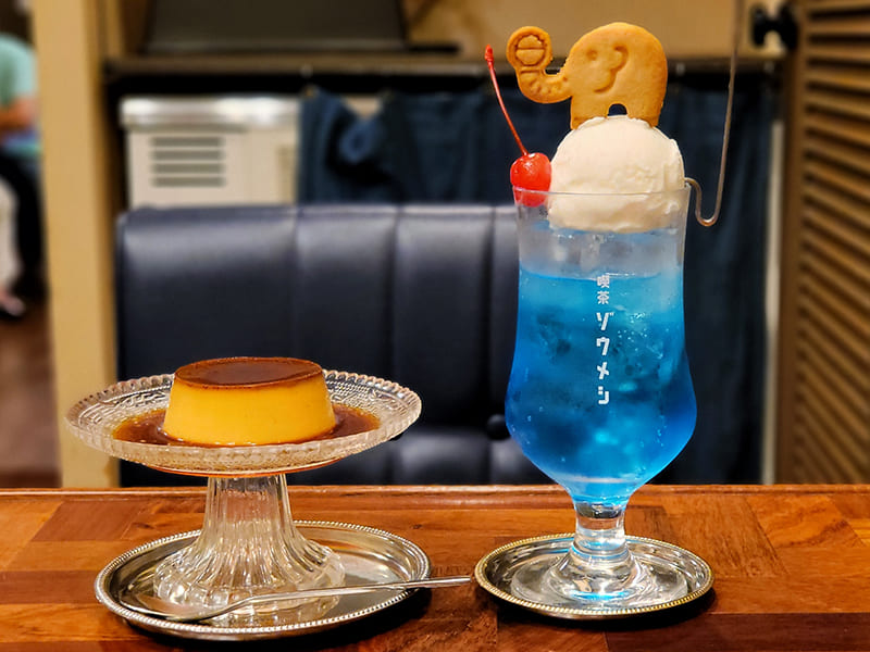 カスタードプリン　クリームソーダ クッキー有