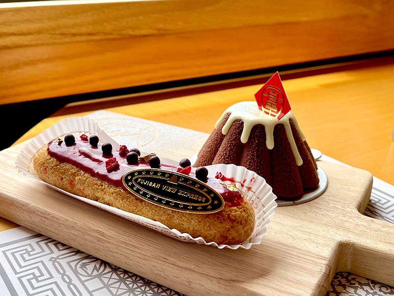 富士山ビュー特急特製スイーツ