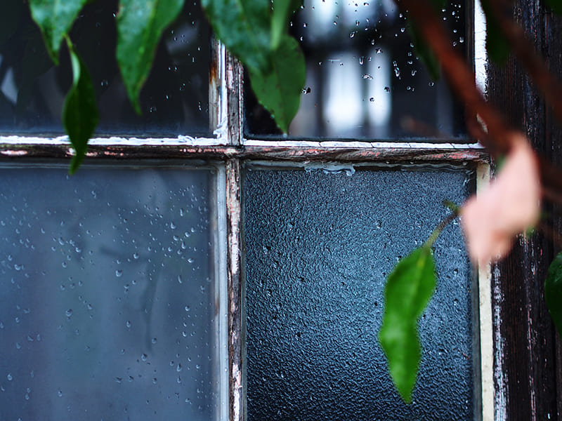 旧八幡郵便局　窓