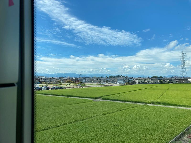 万葉線からの風景