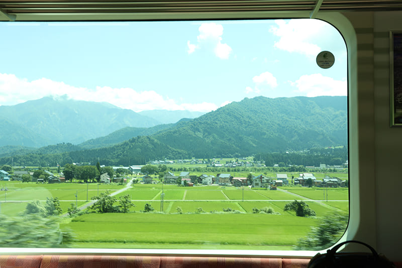 上越線　車窓