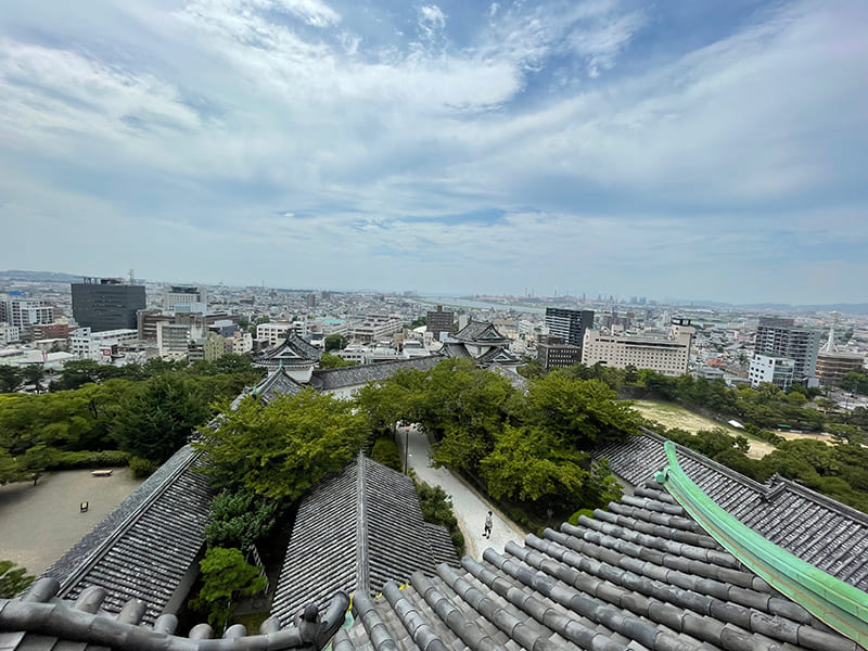 天守閣からの眺め
