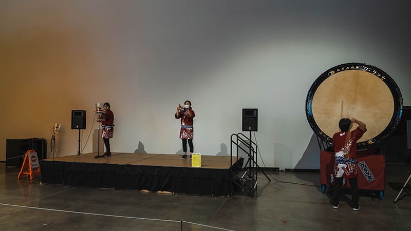 ねぶた囃子演奏・ハネト体験