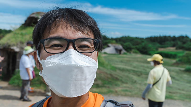 三内丸山遺跡　筆者