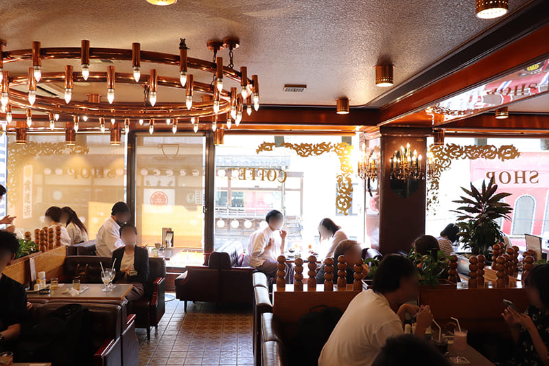 コーヒーショップギャラン店内