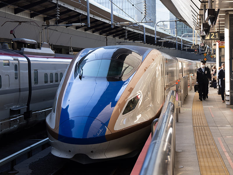 東京駅　上越新幹線「とき」