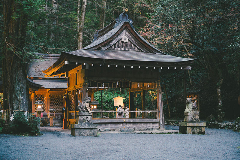 貴船神社　貴船もみじ灯篭
