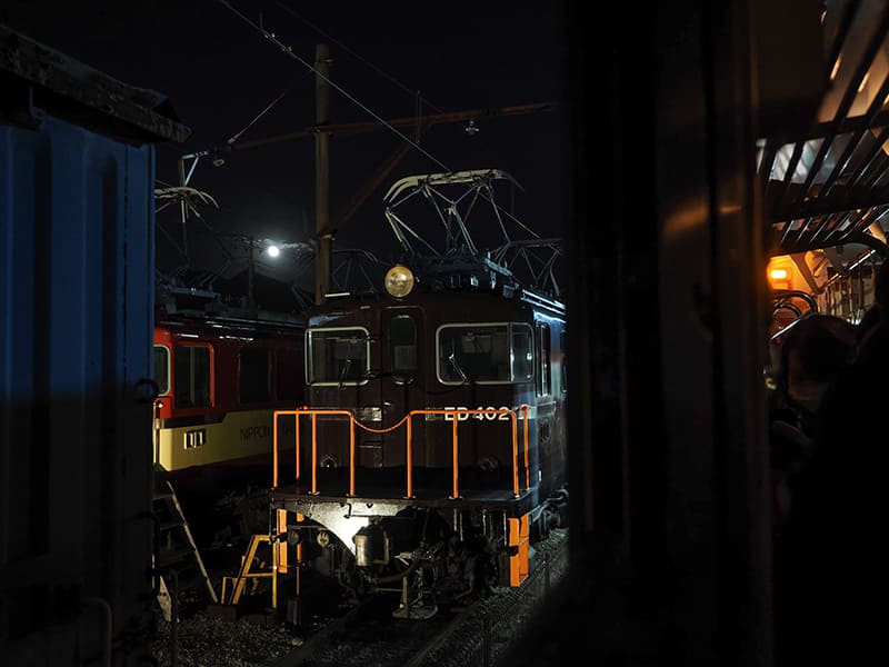 岳南富士岡駅　電気機関車