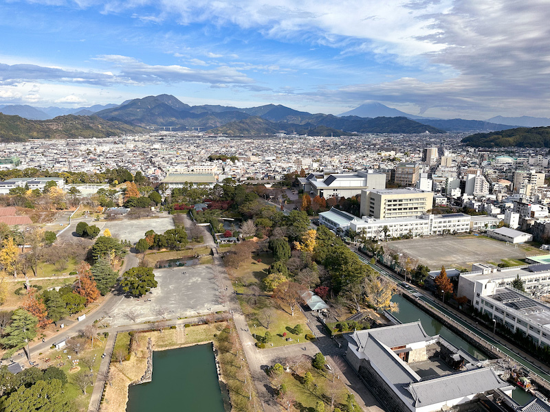 富士山展望ロビーから見える富士山