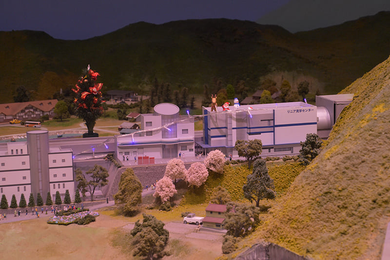 ジオラマ　リニア見学センター