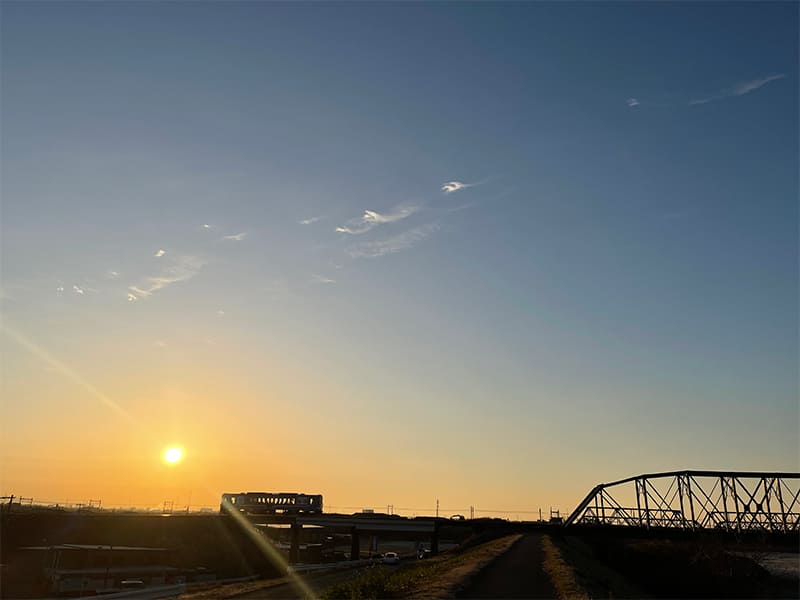 揖斐川橋梁付近