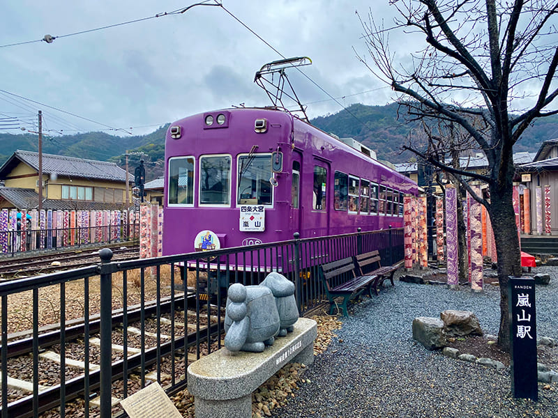 嵐電モボ101形106号車　キモノフォレスト