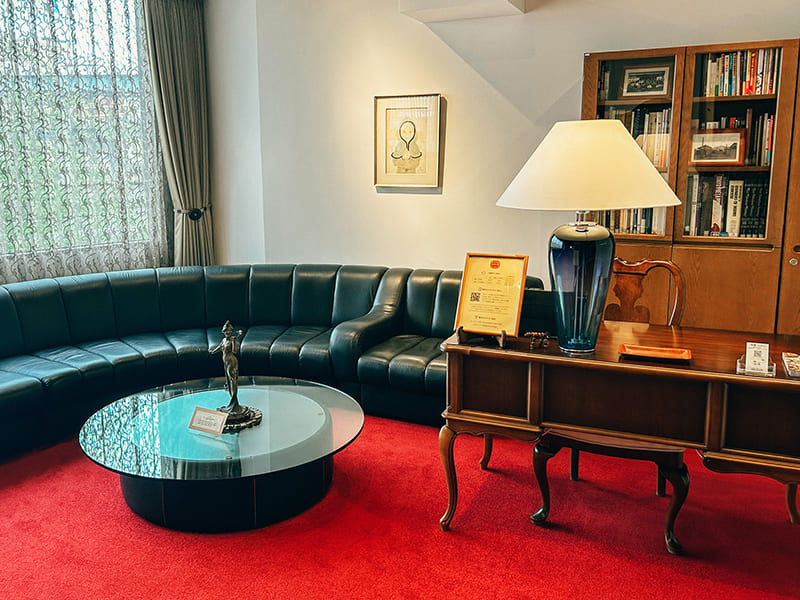 ボタンの博物館　受付