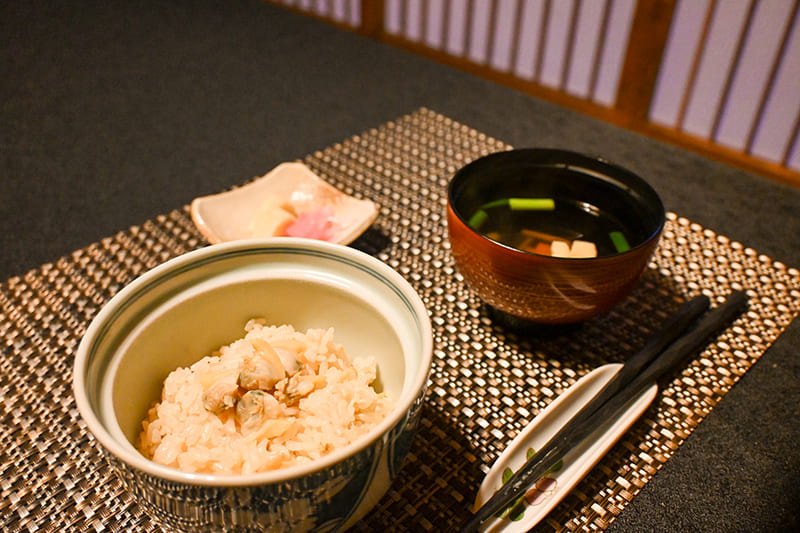 湯主一條　夕食