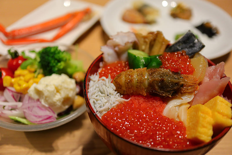 夕食　ブッフェレストラン「月舟」