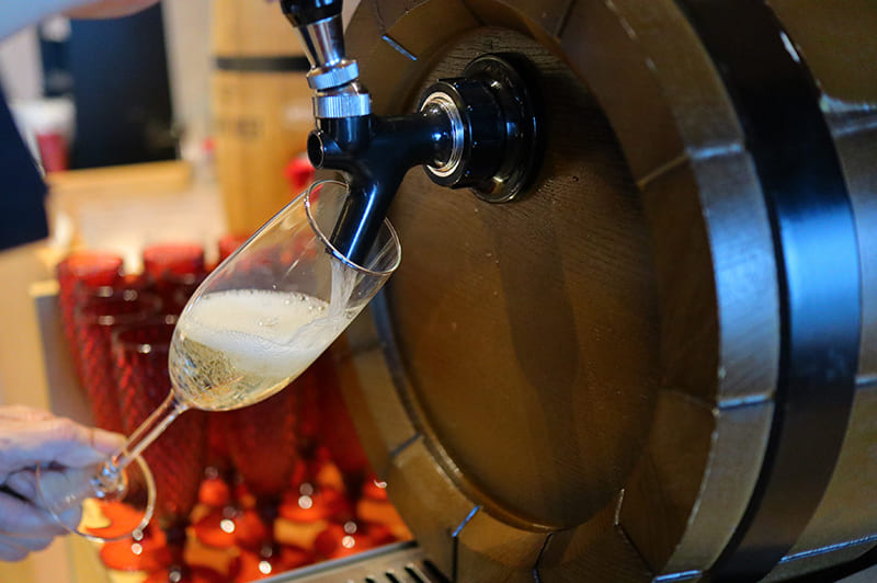 朝食　ブッフェレストラン「月舟」