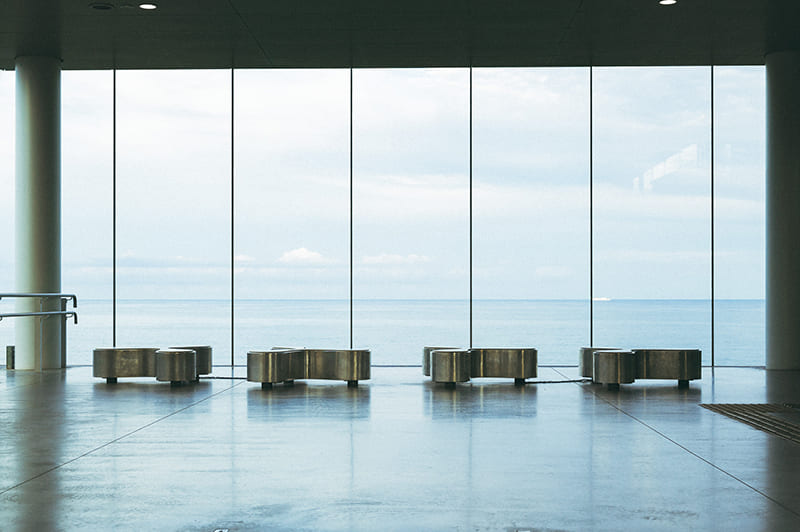 日立駅からの眺望