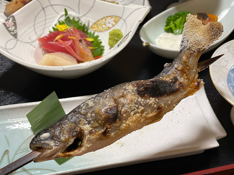 岩魚の塩焼き