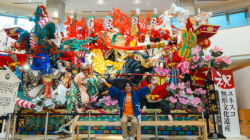 ユートリー　八戸三社大祭の山車