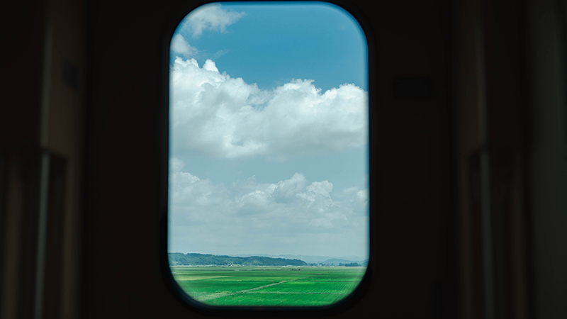 東北新幹線　車窓