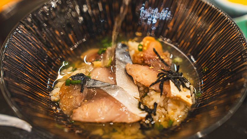 八戸前沖銀さばトロ漬け丼