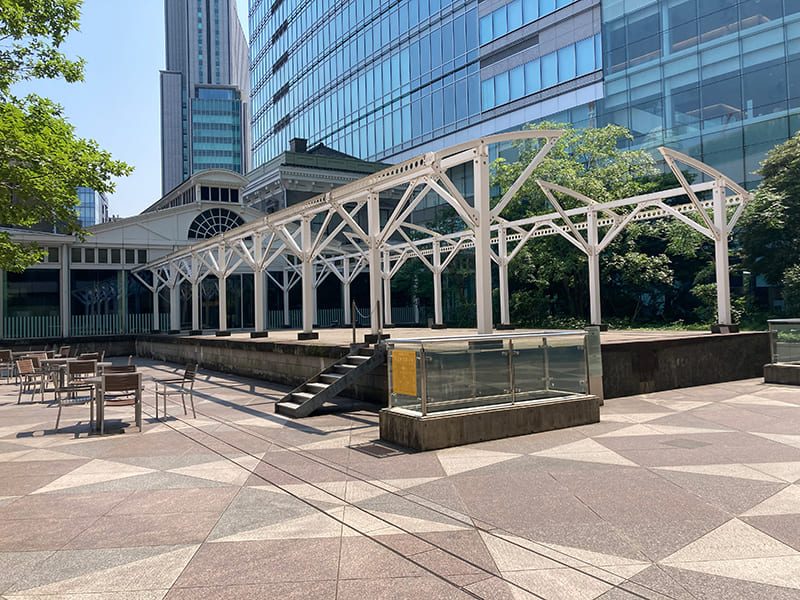 旧新橋停車場　ホーム