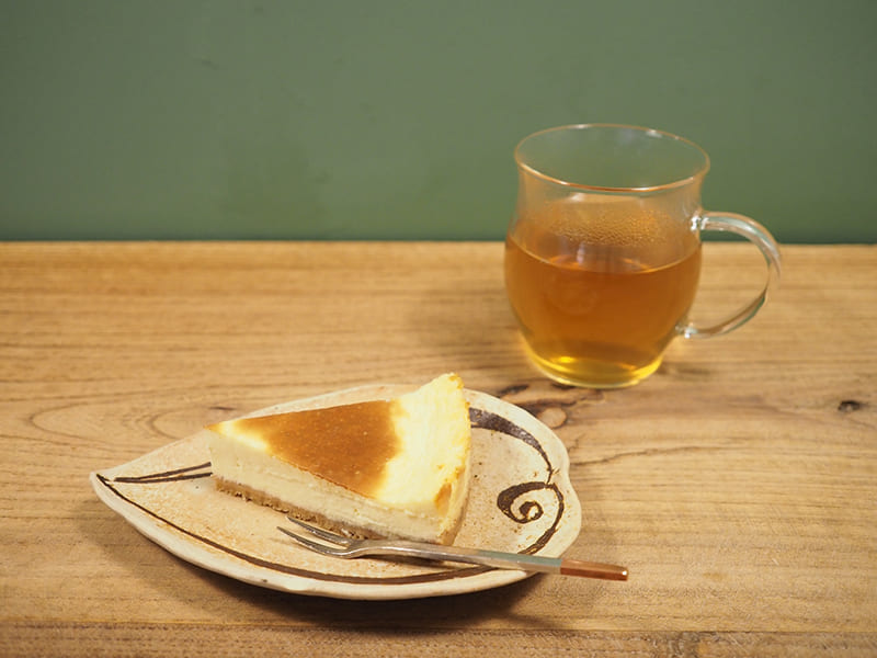 ベイクドチーズケーキ　ホットジンジャー