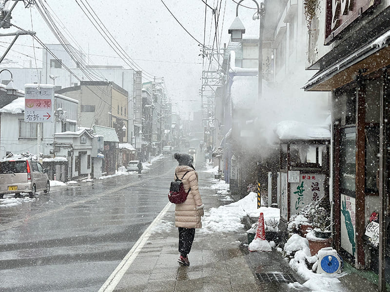 越後湯沢温泉街