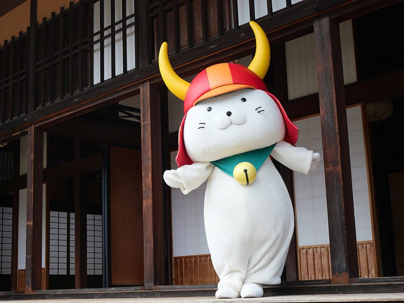 ひこにゃん ©彦根市 彦根城御書院