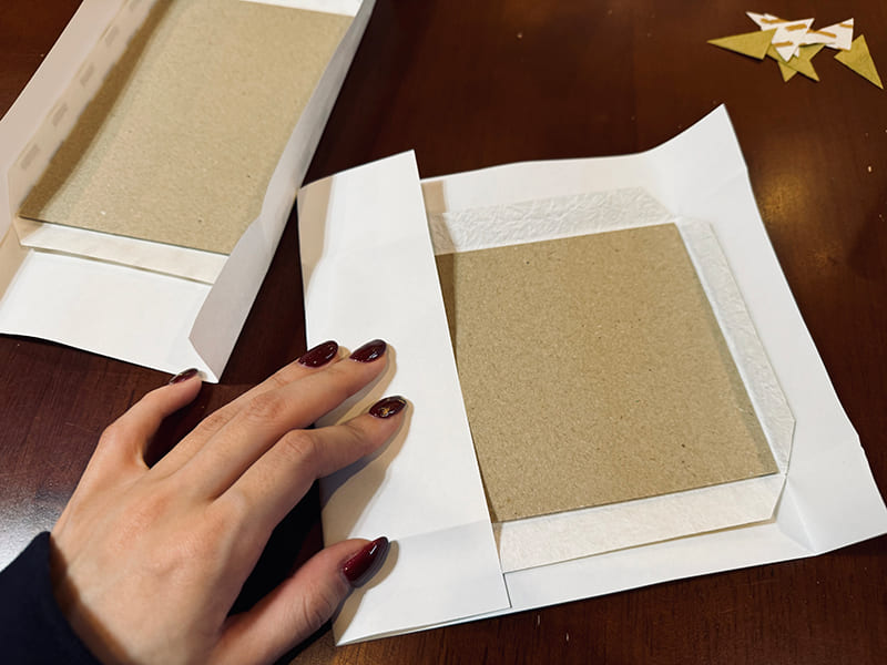 「ご朱印帳づくり」体験　紙TO和