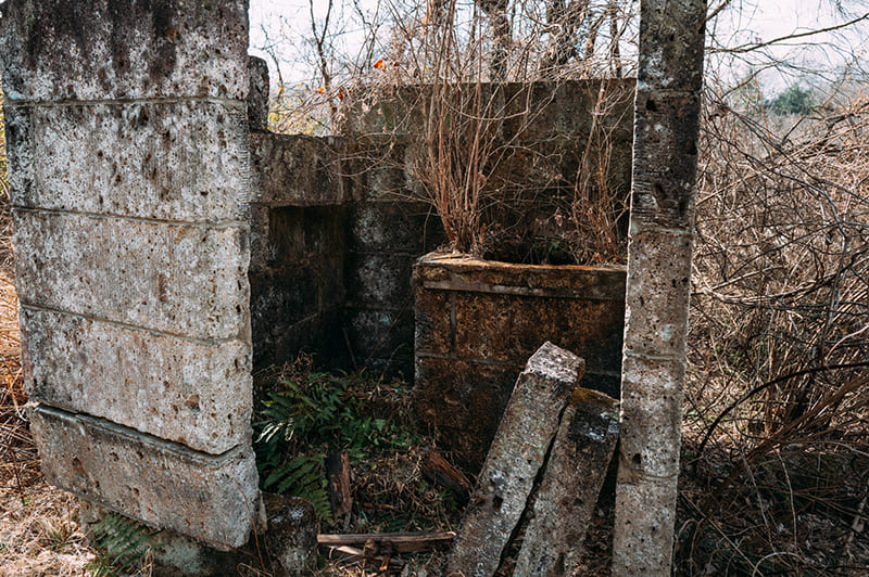 五右衛門風呂跡