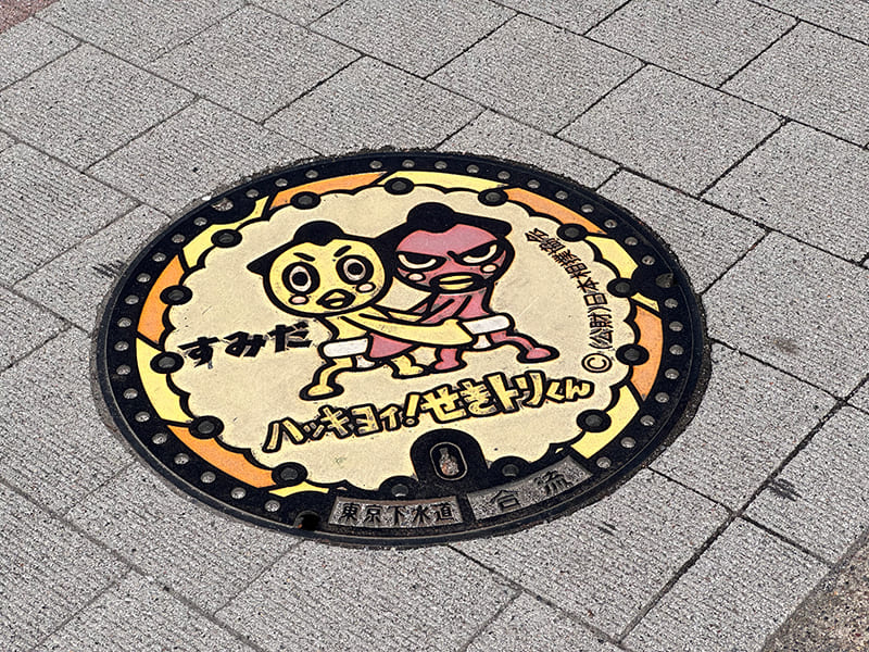 国技館通り　マンホール