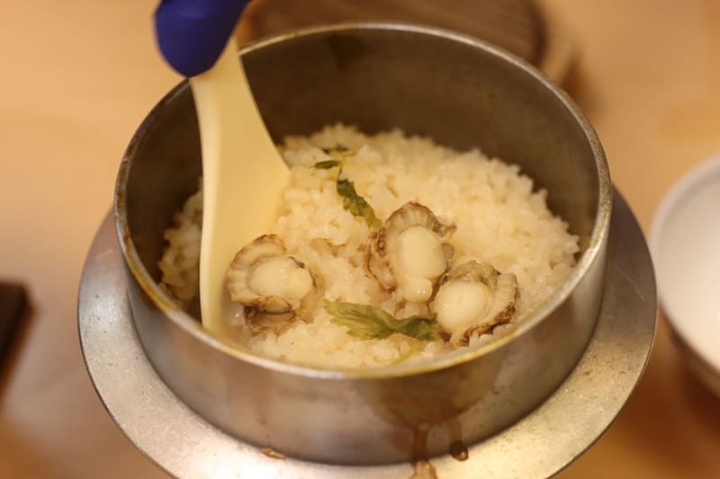 帆立釜飯