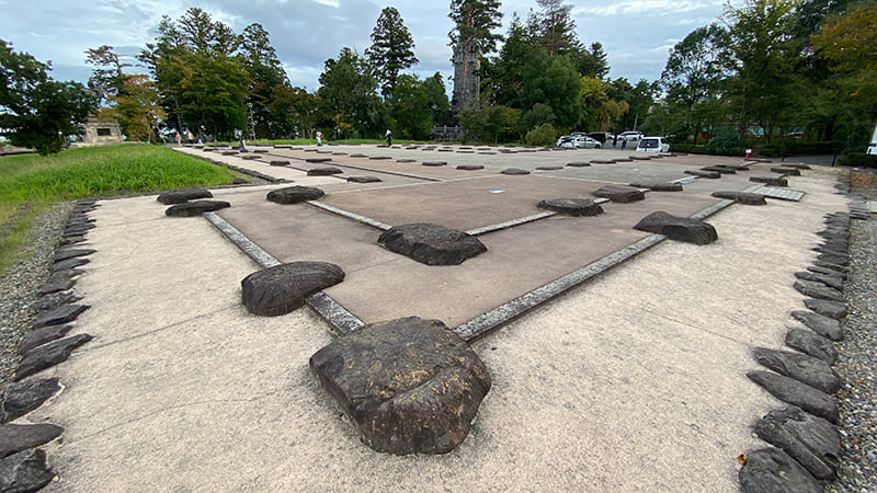 仙台城跡　大広間跡