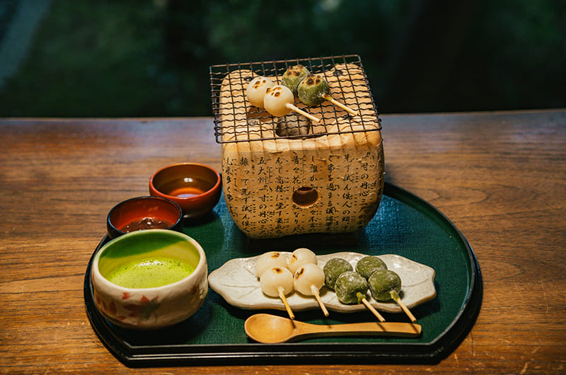 イクスカフェのほくほくお団子セット