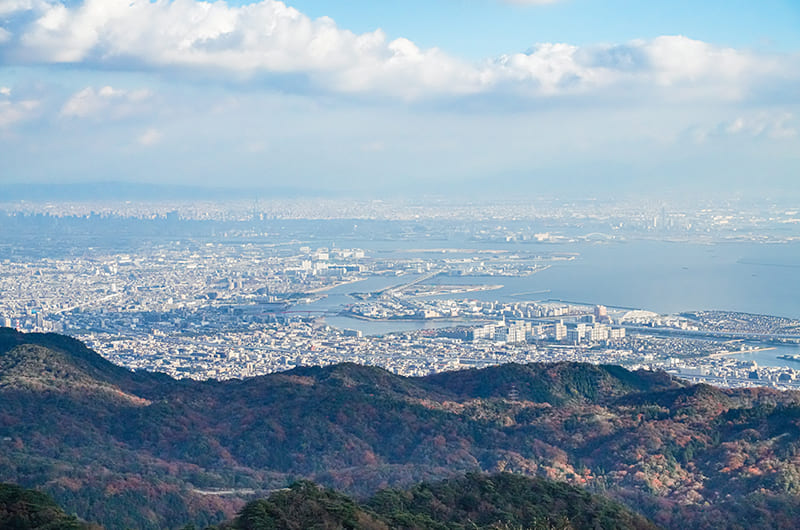 展望スペースからの景色