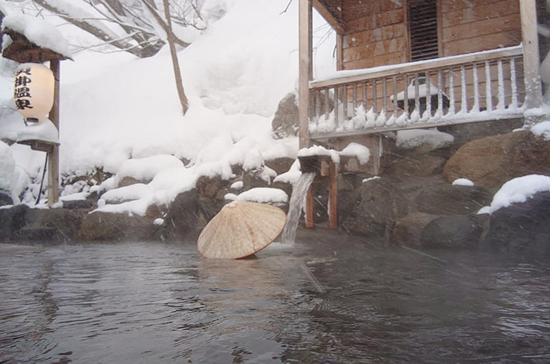 朝風呂　露天風呂