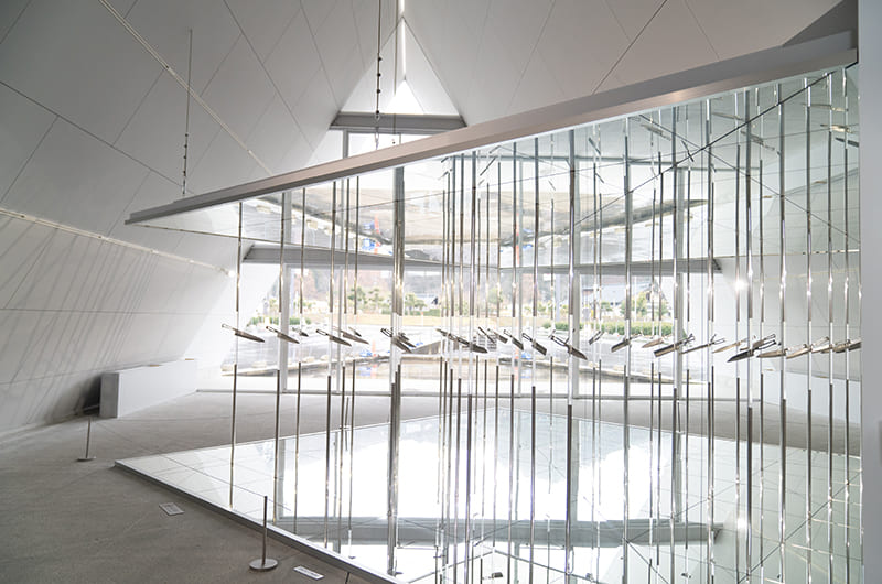 タケフナイフビレッジ　包丁のオブジェ