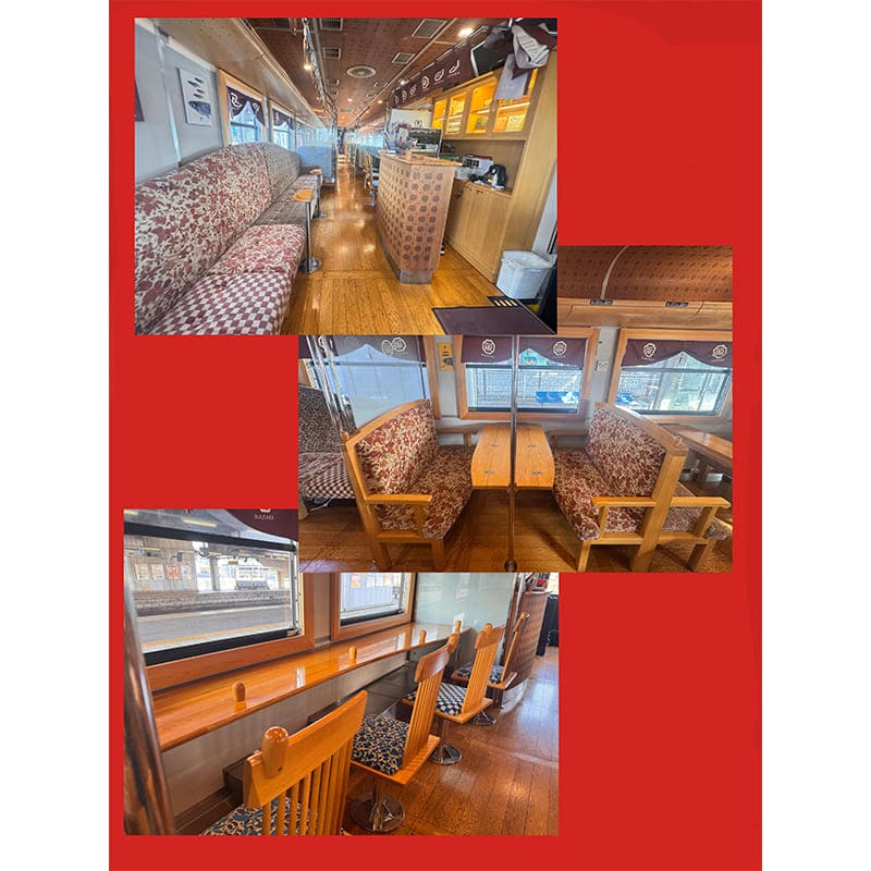 「ながら」1号車・森号の車内