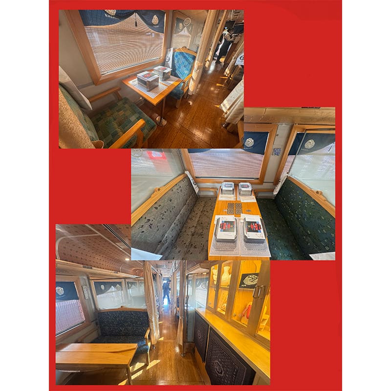 「ながら」2号車・鮎号の車内