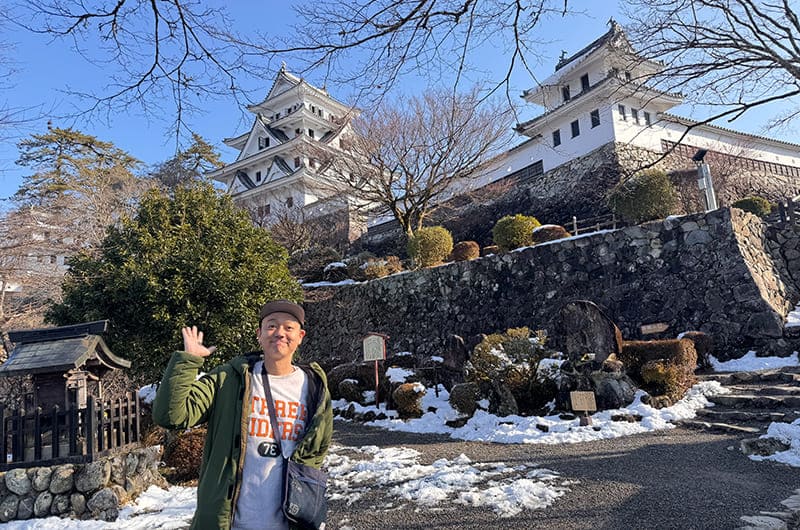 郡上八幡城　筆者