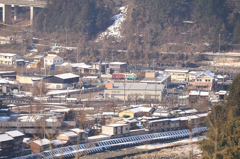 郡上八幡城からの景色