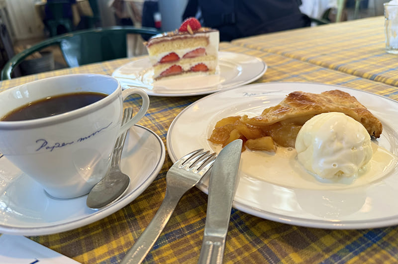 コーヒーとケーキ