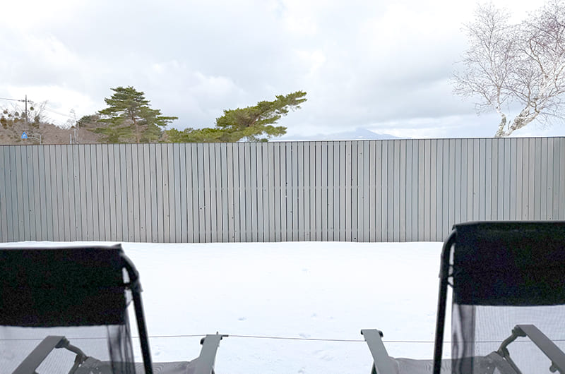 外気浴スペース