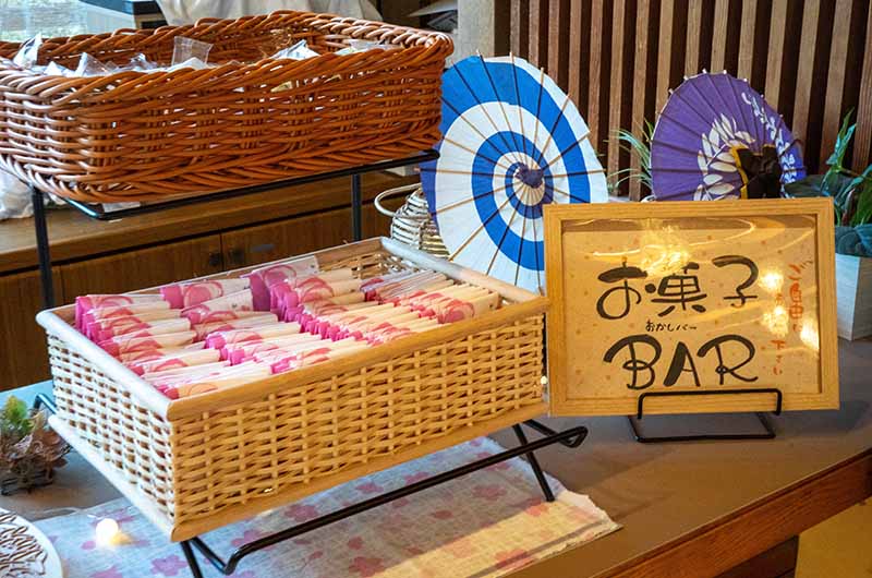 ウェルカムドリンクなど