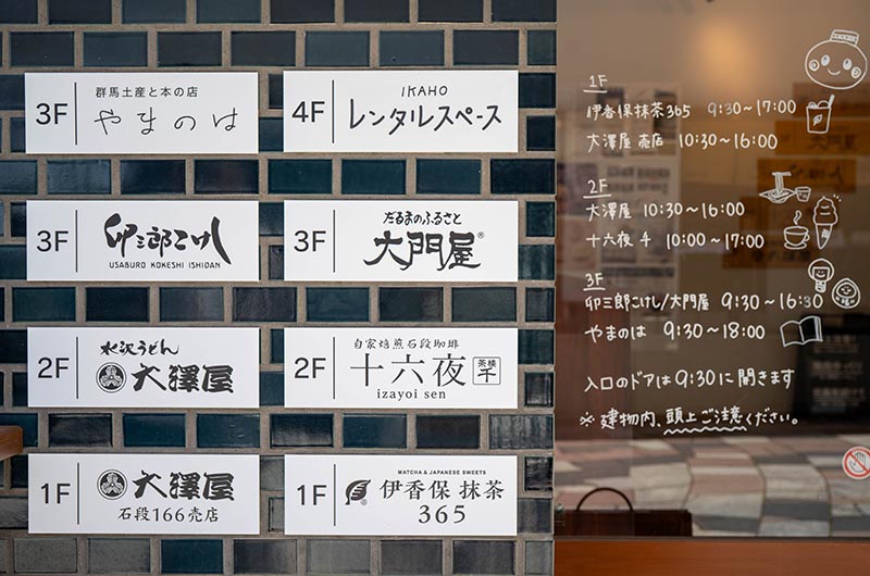 IKAHO HOUSE 166 案内板