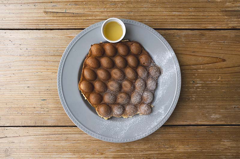 ガーデンパタジェ須磨離宮　バブルワッフル（離宮ハニー）